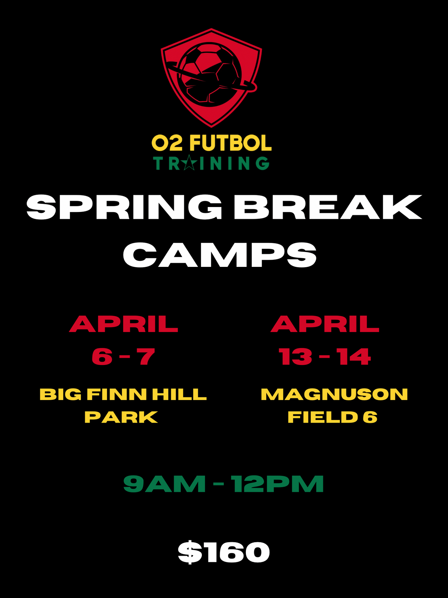 O2 Futbol - Spring Break Camps 2026